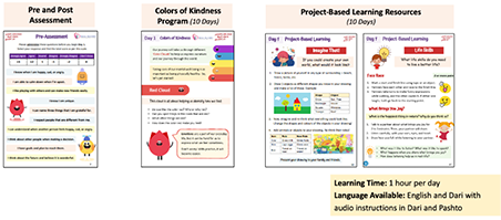 The Social and Emotional (SEL) Learning Package is month-long programme designed for learners between the ages of 6 and 14 years. It is based on the award-winning Colors of Kindness Program designed by the Amal Alliance and the IFERB by EAA.